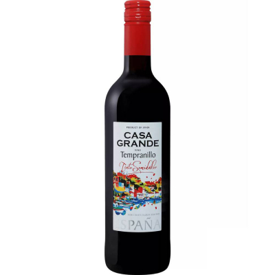 Вино Каса Гранде Темпранильо столовое красное сухое (CASA GRANDE TEMPRANILLO TINTO SECO), 12%