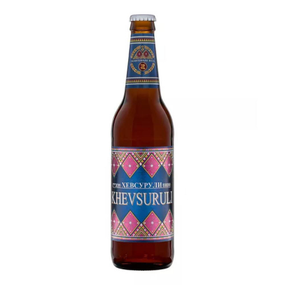 Пиво светлое пастеризованное Хевсурули Khevsuruli, 4.9%