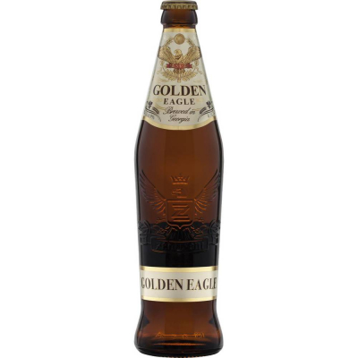 Пиво светлое пастеризованное Голден Игл Golden Eagle, 4.9%