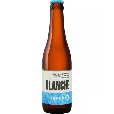Пивной напиток фильтрованное пастеризованное Супер 8 Бланш (Super 8 Blanche), 5,1 %