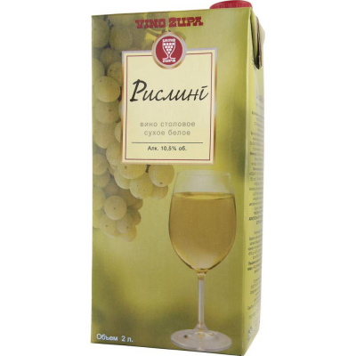 Вино Рислинг белое сухое (Rizling dry white wine), 9,1-13 % т/пак