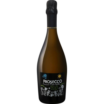 Вино игристое Просекко Спуманте Экстра Драй Биолоджико белое сухое (PROSECCO DOC SPUMANTE EXTRA DRY BIOLOGICO), 11 %