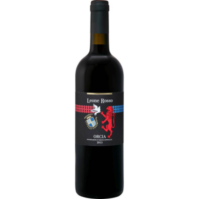 Вино Леоне Россо Орчиа 2015 сухое красное (Leone Rosso Orcia DOC), 13,5 %