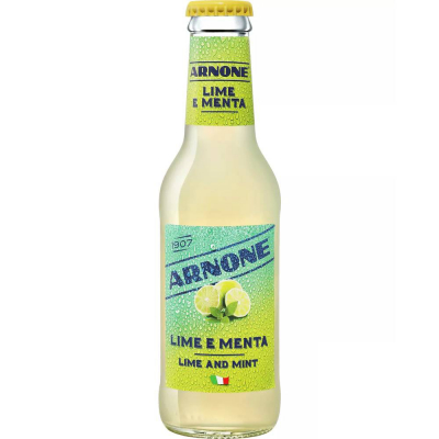 Напиток безалкогольный с соком сильногазированный Арноне Лайм и мята (Arnone Lime and Mint)