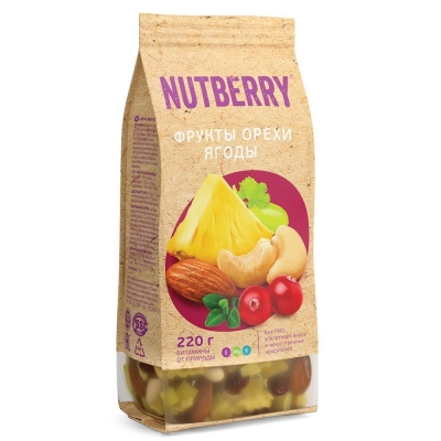 Смесь Nutberry Орехи фрукты ягоды