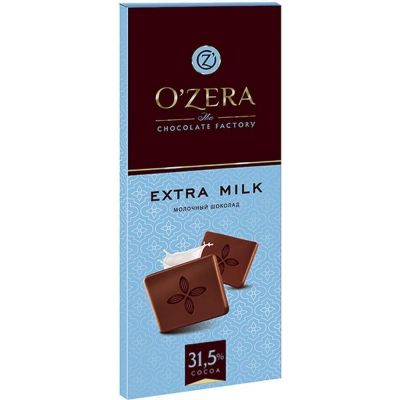Шоколад O'Zera (Озера) Extra milk