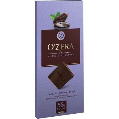 Шоколад O'Zera (Озера) горький Dark &cocoa bean