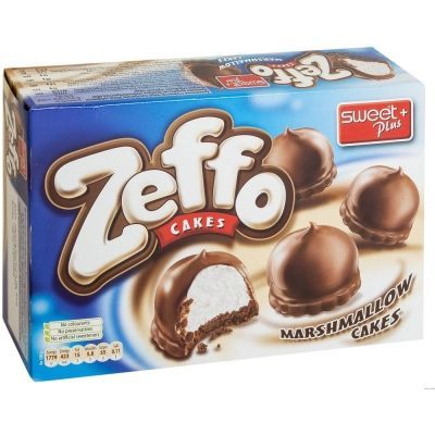 Пирожное маршмеллоу ZEFFO с какао-молочной глазурью