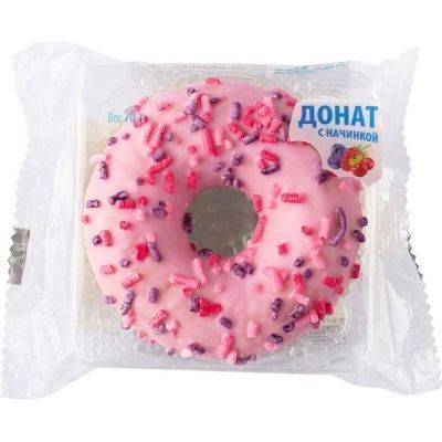 Донат Dooti Donuts с ягодной начинкой