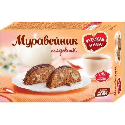 Торт Русская Нива песочный Муравейник медовый