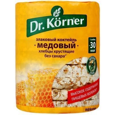 Хлебцы Dr.Korner Злаковый коктейль медовый