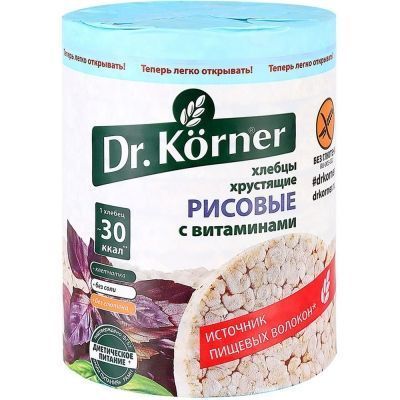Хлебцы Dr.Korner Рисовые с витаминами