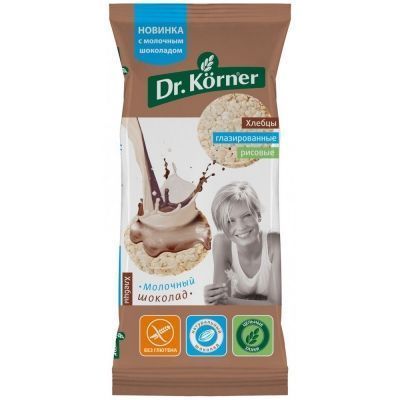 Хлебцы Dr.Korner рисовые с молочным шоколадом