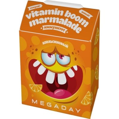 Мармелад Megaday Kids Иммунитет со вкусом апельсина