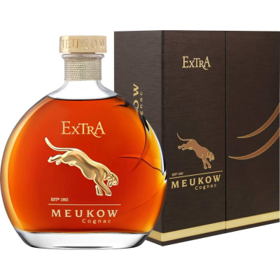 Коньяк Меуков Экстра в подарочной упаковке (Meukow Extra with gift box), 40 %