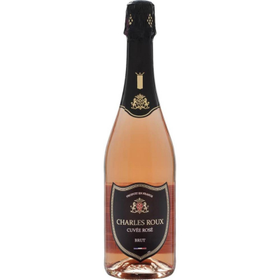 Вино игристое Шарль Ру Брют Розе брют розовое (Charles Roux BRUT Rose), 11,5 %