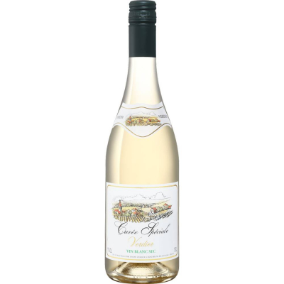 Вино Кюве Спесьаль Вердье белое сухое (Cuvee Speciale Verdier blanc sec), 11 %