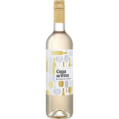 Вино столовое Копа де Вино белое сухое (Copa de Vino blanco seco), 11 %