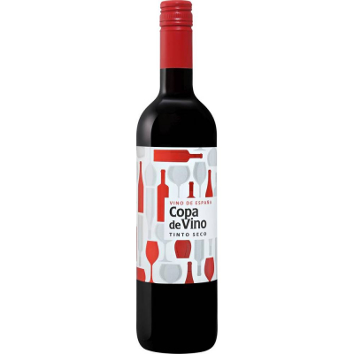 Вино столовое Копа де Вино красное сухое (Copa de Vino tinto seco), 11 %