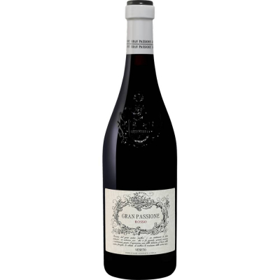 Вино Гран Пассьоне Россо красное полусухое (Gran Passione Rosso), 14 %