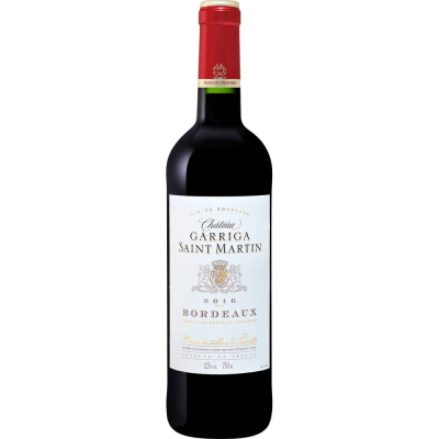 Вино Шато Гаррига Сэн Мартэн 2016 красное сухое (Chateau Garriga Saint Martin), 9-15 %