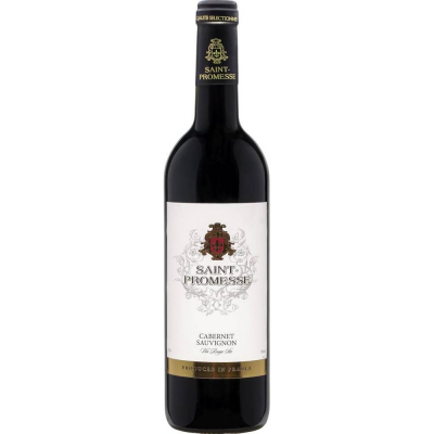 Вино Сэн-Промес Каберне Совиньон красное сухое (SAINT-PROMESSE CABERNET SAUVIGNON), 12 %