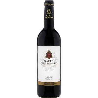 Вино Сэн-Промес Мерло красное сухое (SAINT-PROMESSE MERLOT), 12,5 %