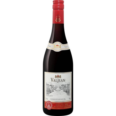 Вино столовое Вальжан красное сухое (VALJEAN rouge sec), 11 %