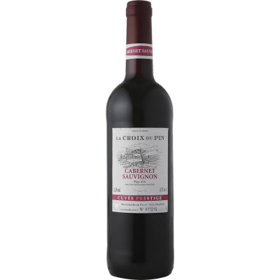Вино Ля Круа Дю Пэн Каберне Совиньон 2017 красное сухое (La Croix du Pin Cabernet Sauvignon Pays d`Oc IGP), 9-15 %