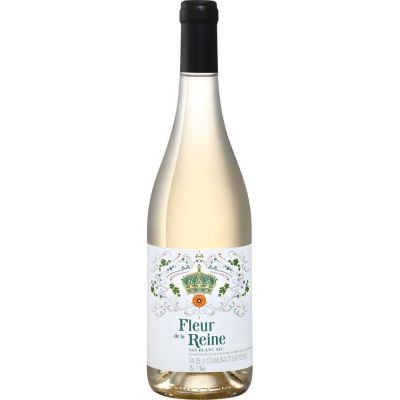 Вино Флер де ля Рэн белое сухое (Fleur de la Reine vin blanc sec), 9-15 %