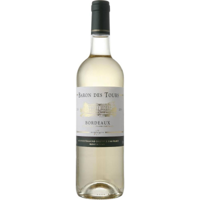 Вино Барон де Тур Бордо 2016 белое сухое (Baron de Tour blanc moelleux), 9,1-13 %