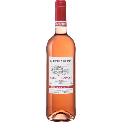 Вино Ля Круа Дю Пэн Сира-Гренаш 2018 розовое сухое (La Croix du Pin Syrah-Grenache Pays d`Oc IGP), 9,1-15,0 %