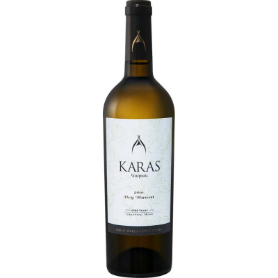 Вино Карас Мускат 2016 белое сухое (Karas Muscat), 14,5 %