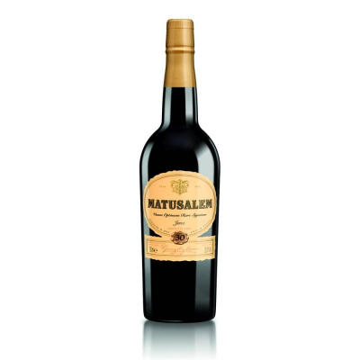 Вино ликерное Херес Матузалем Олоросо Крим ВОРС выдержанное в подарочной упаковке (MATUSALEM OLOROSO CREAM VORS SHERRY), 20,5%