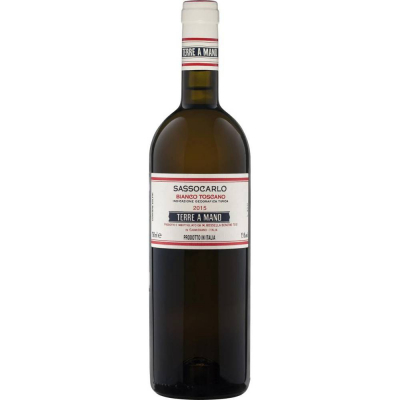 Вино Терре а Мано Сассокарло Бьянко Тоскана 2017 выдержанное сухое белое (Terre a Mano SASSOCARLO Bianco Toscano), 10-15%