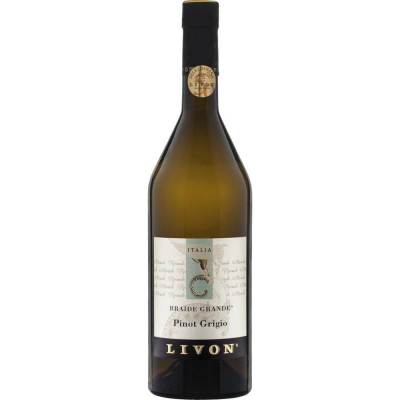 Вино Ливон Браиде Гранде Пино Гриджо Коллио 2018 белое сухое (Livon BRAIDE GRANDE Pinot Grigio Collio), 10-15%