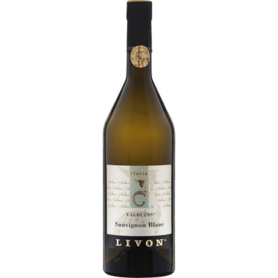 Вино Ливон Вальбуинс Совиньон Блан Коллио 2017 сухое белое (Livon VALBUINS Sauvignon Blanc DOC Collio), 10-15%