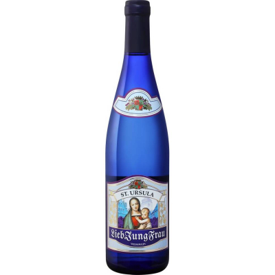 Вино Молодая Любимая Женщина столовое белое полусладкое (Lieb JungFrau White wine medium-sweet), 9,5 %