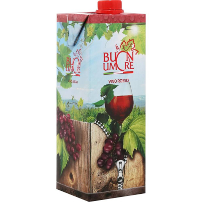 Вино столовое Буон Уморе красное полусладкое (BUON UMORE), 10,5 %