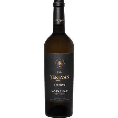 Вино Ереван Флейвор Резерв Воскеат 2014 белое сухое (Yerevan Flavor Voskeaht Reserve white dry voskehat), 12-14%