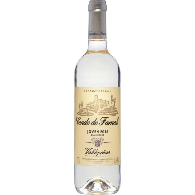 Вино Граф де Фарналс 2018 белое сухое (Conde de Farnals blanco seco), 12 %