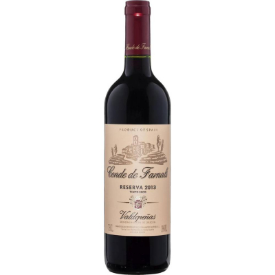Вино Граф де Фарналс Резерва 2013 выдержанное красное сухое (Conde de Farnals Reserva) , 13 %