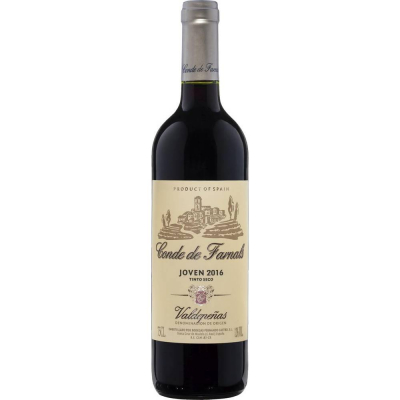Вино Граф де Фарналс 2018 красное сухое (Conde de Farnals tinto seco), 12 %