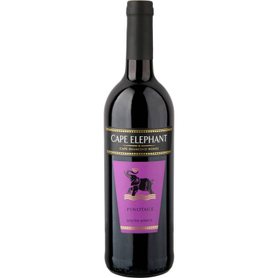 Вино Кейп Элефант Пинотаж красное сухое (Cape Elephant Pinotage red dry), 14 %