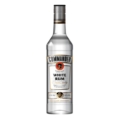Ром Коммандер Уайт ром невыдержанное (Commander White Rum), 37,5 %