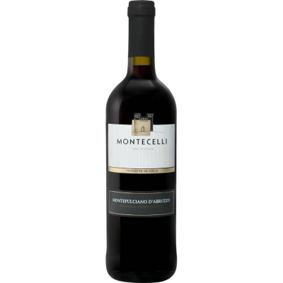 Вино Монтепульчано Д'Абруццо Монтечелли 2018г красное сухое (Montepulciano d' Abruzzo Montecelli), 9,1-13 %