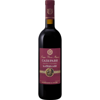 Вино Саперави столовое красное сухое, 11,5-12,5 %