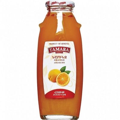 Сок Tamara Fruit апельсиновый стекло