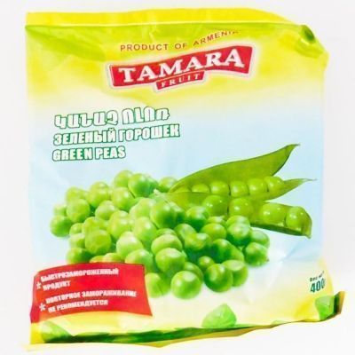 Зеленый горошек Tamara Fruit быстрозамороженный