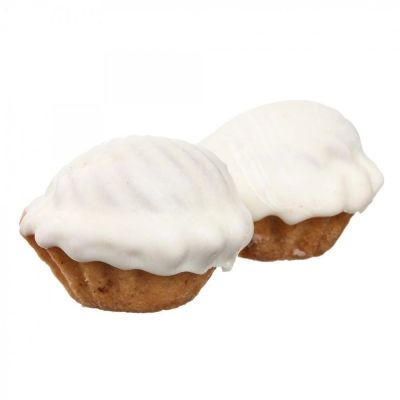 Пирожные Ден-Трал Реутовские корзиночки с варёной сгущёнкой в белой глазури